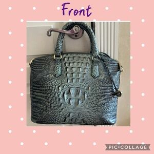 Brahmin Duxbury Satchel in Teal
Melbourne Leather👜